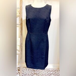 LIZ CLAIBORNE NWT Sleeveless Black Dress 10 Style Manor Garden  Black